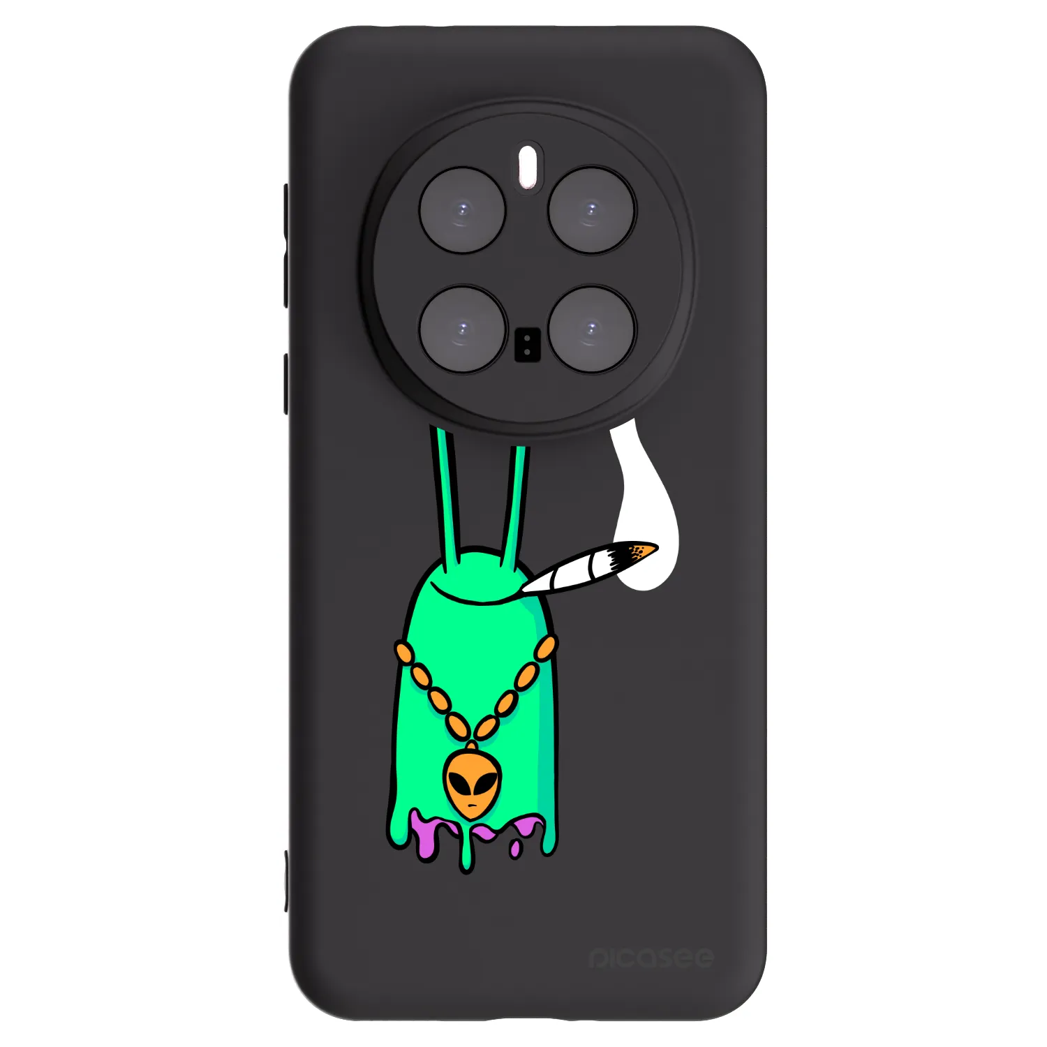 Silikónový čierny obal pre Honor Magic7 Pro 5G - Earth - Sám doma