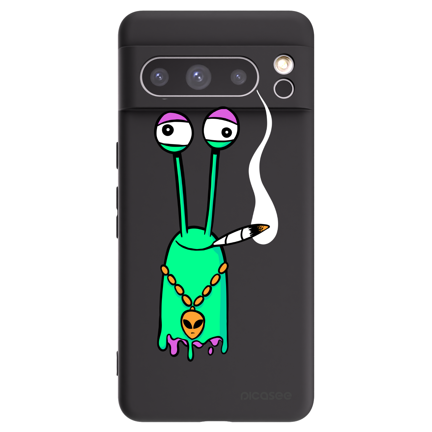 Picasee silikónový čierny obal pre Google Pixel 8 Pro - Earth - Sám doma