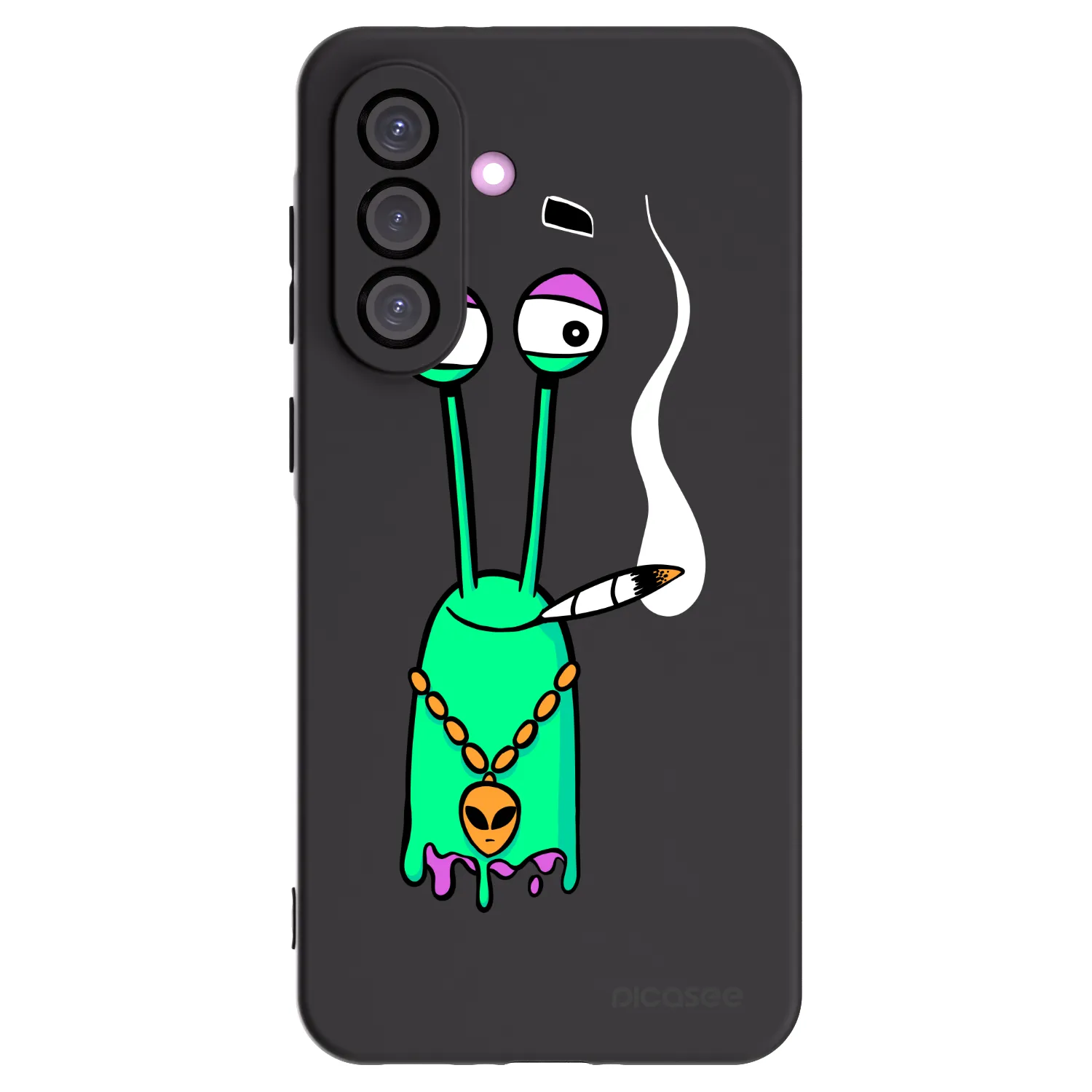 Picasee silikónový čierny obal pre Samsung Galaxy A56 5G A566B - Earth - Sám doma