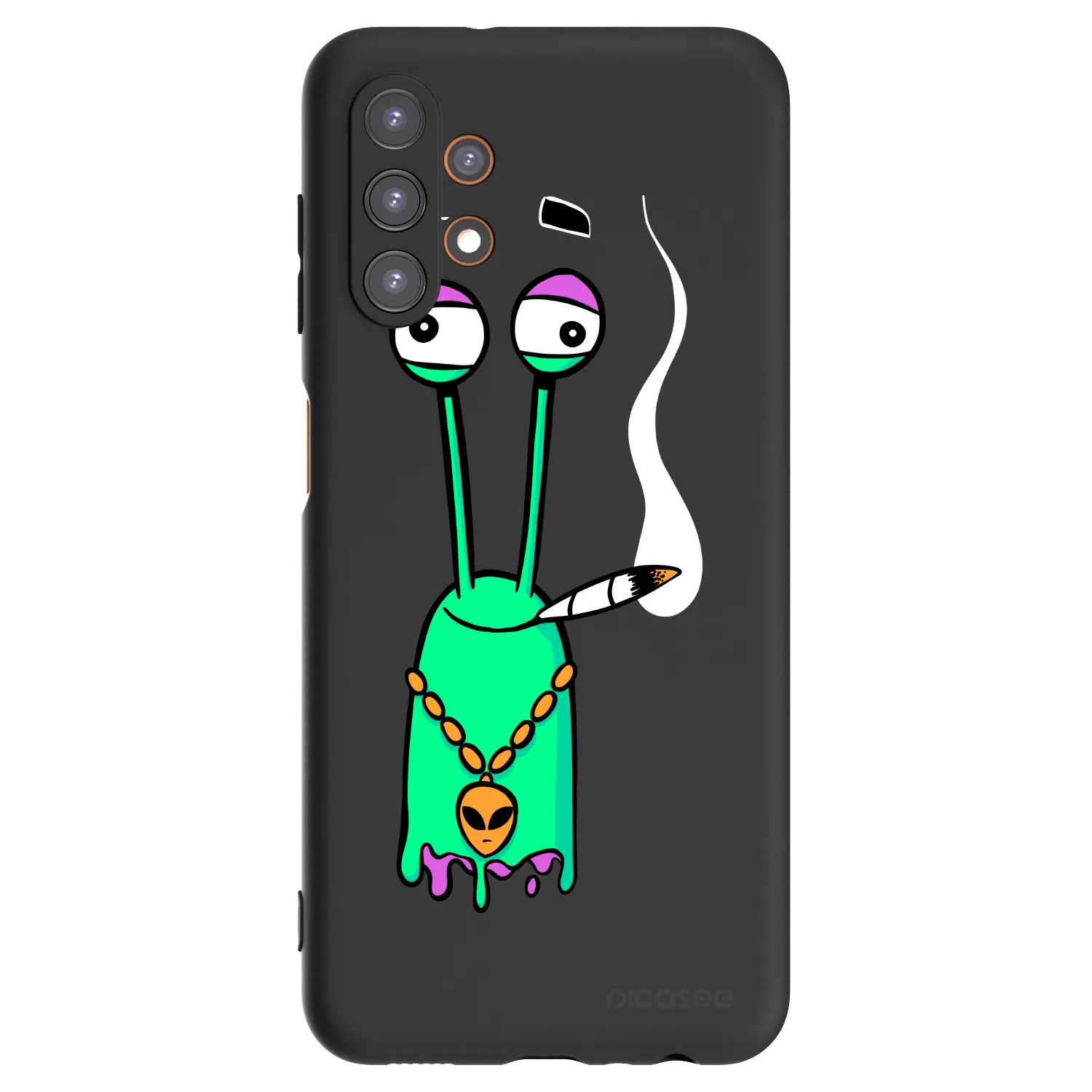 Picasee silikónový čierny obal pre Samsung Galaxy A13 5G - Earth - Sám doma