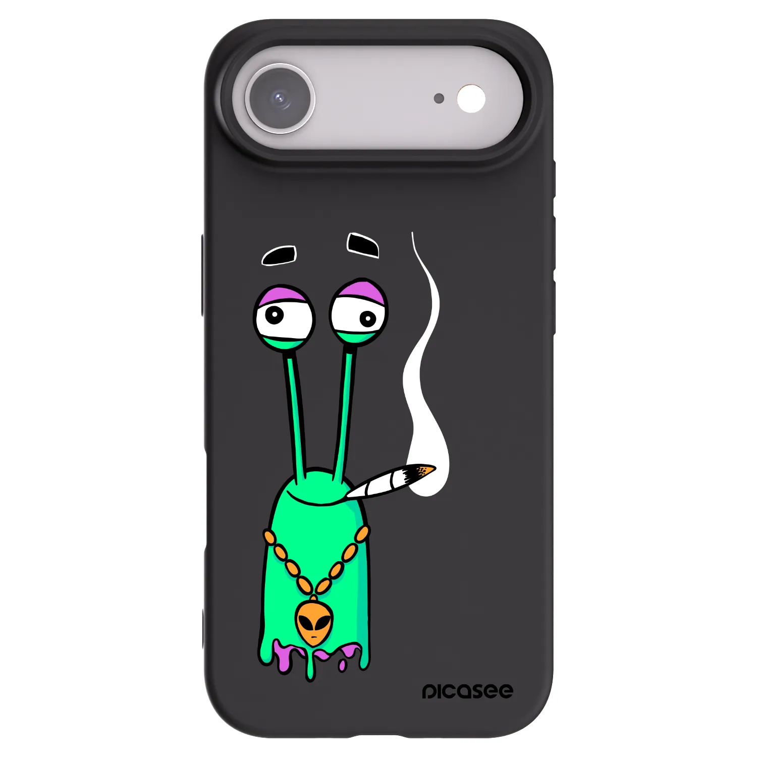 Picasee silikónový čierny obal pre Apple iPhone Air - Earth - Sám doma