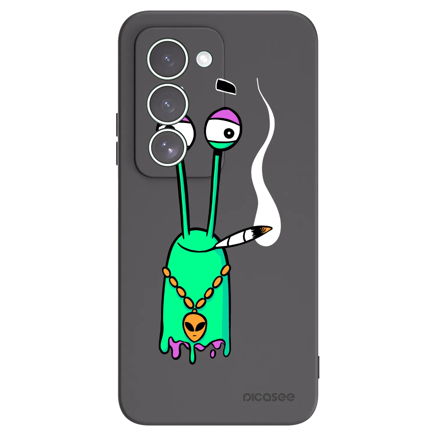 Picasee silikónový čierny obal pre Xiaomi Redmi 15 5G - Earth - Sám doma