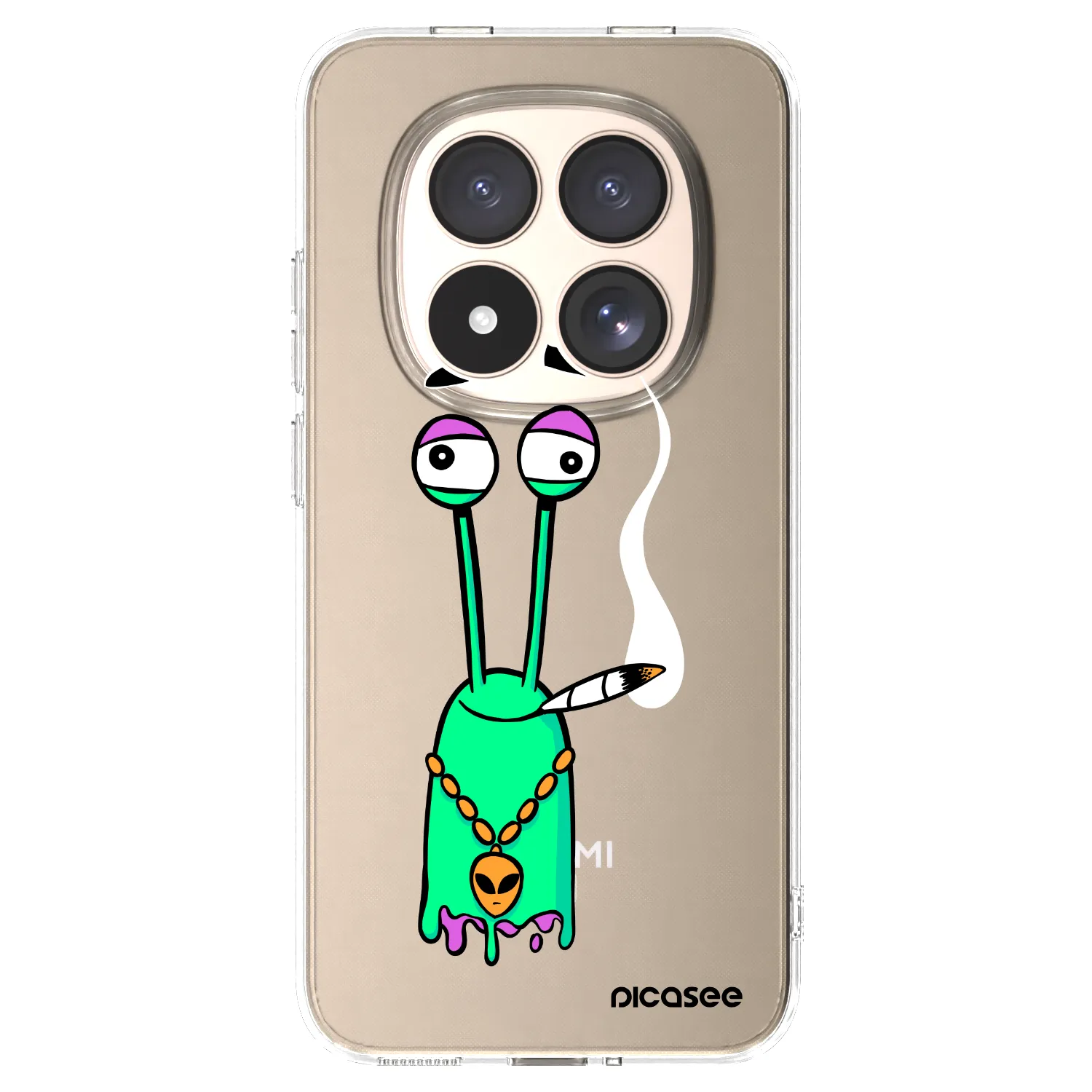Picasee silikónový prehľadný obal pre Xiaomi Redmi Note 15 Pro 4G - Earth - Sám doma