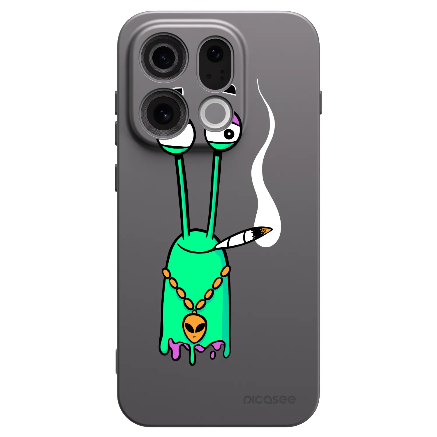 Picasee silikónový čierny obal pre OPPO Find X9 - Earth - Sám doma