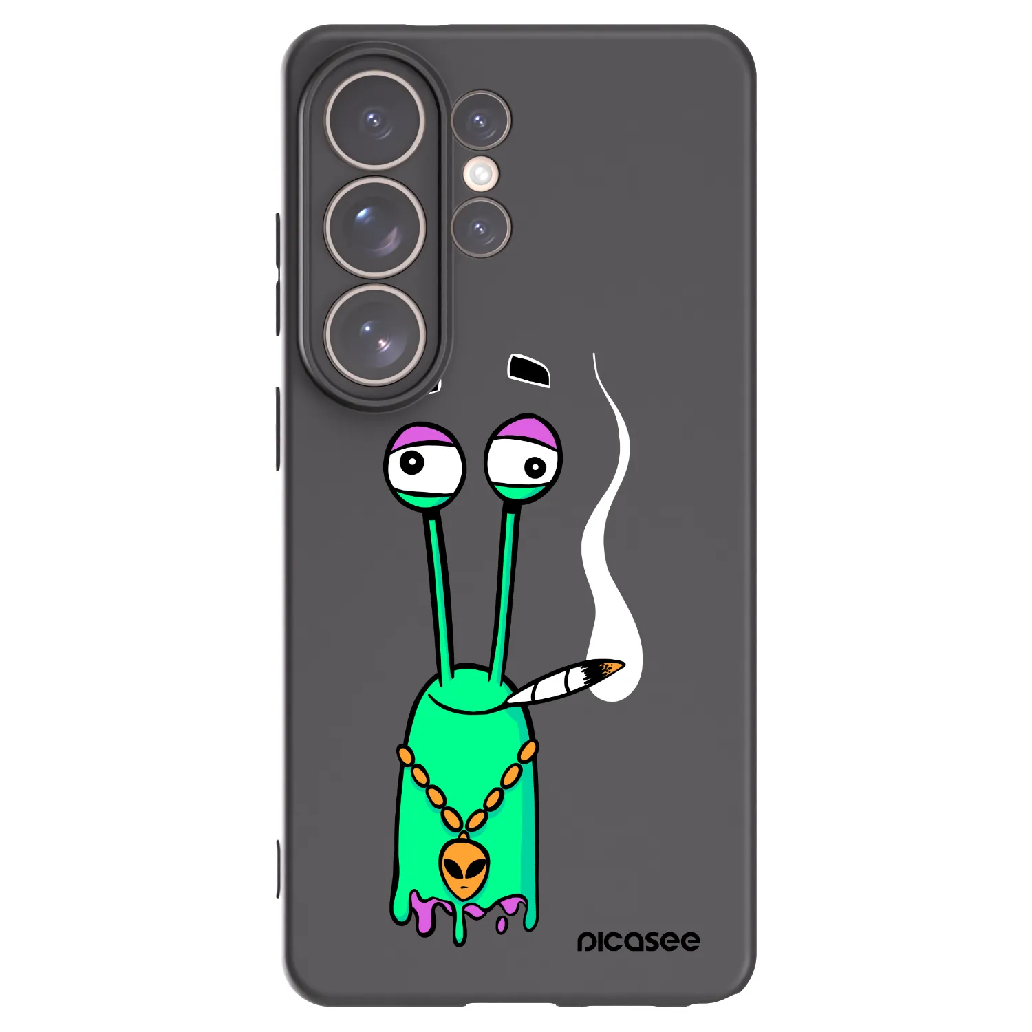 Picasee silikónový čierny obal pre Samsung Galaxy S26 Ultra - Earth - Sám doma