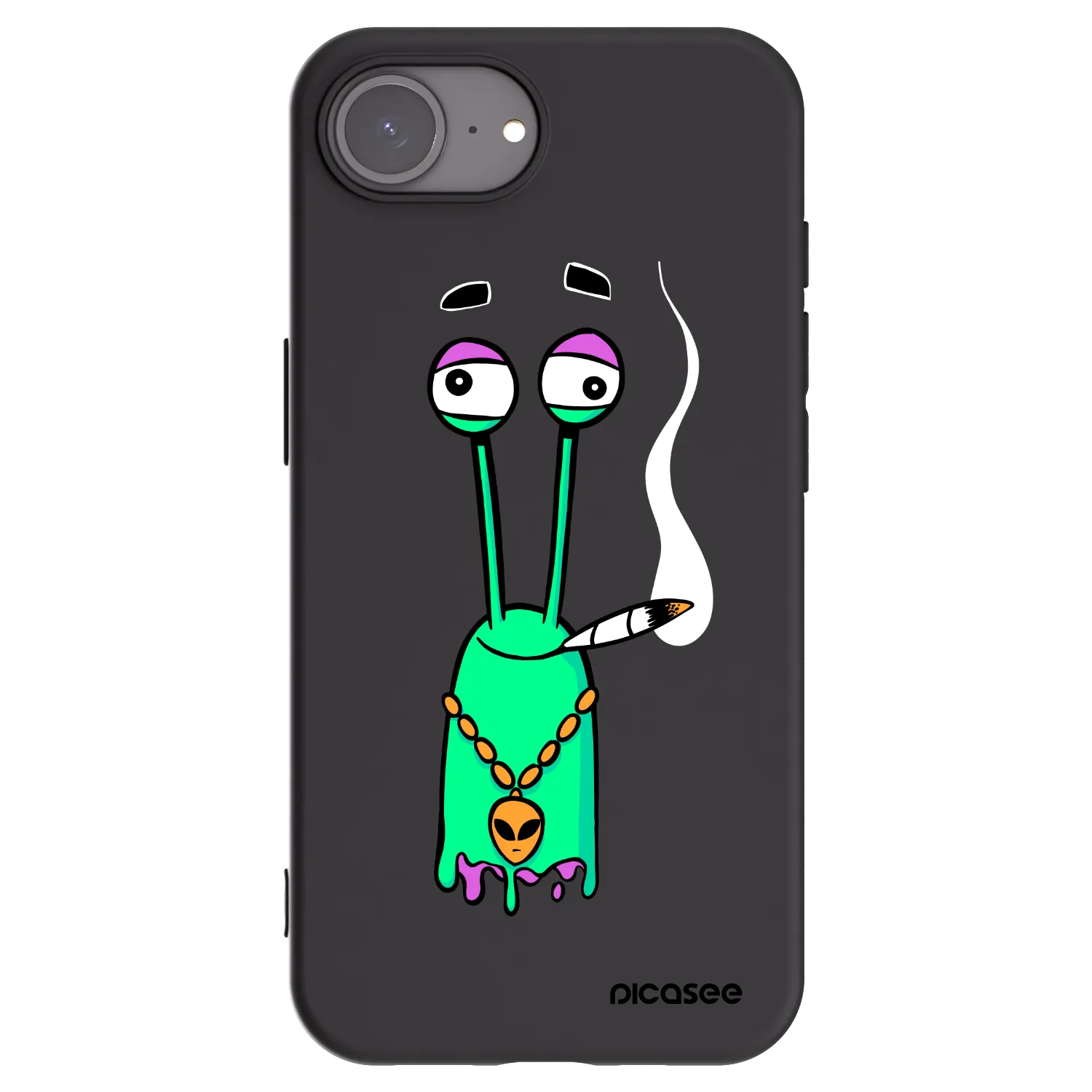 Picasee silikónový čierny obal pre Apple iPhone 17e - Earth - Sám doma