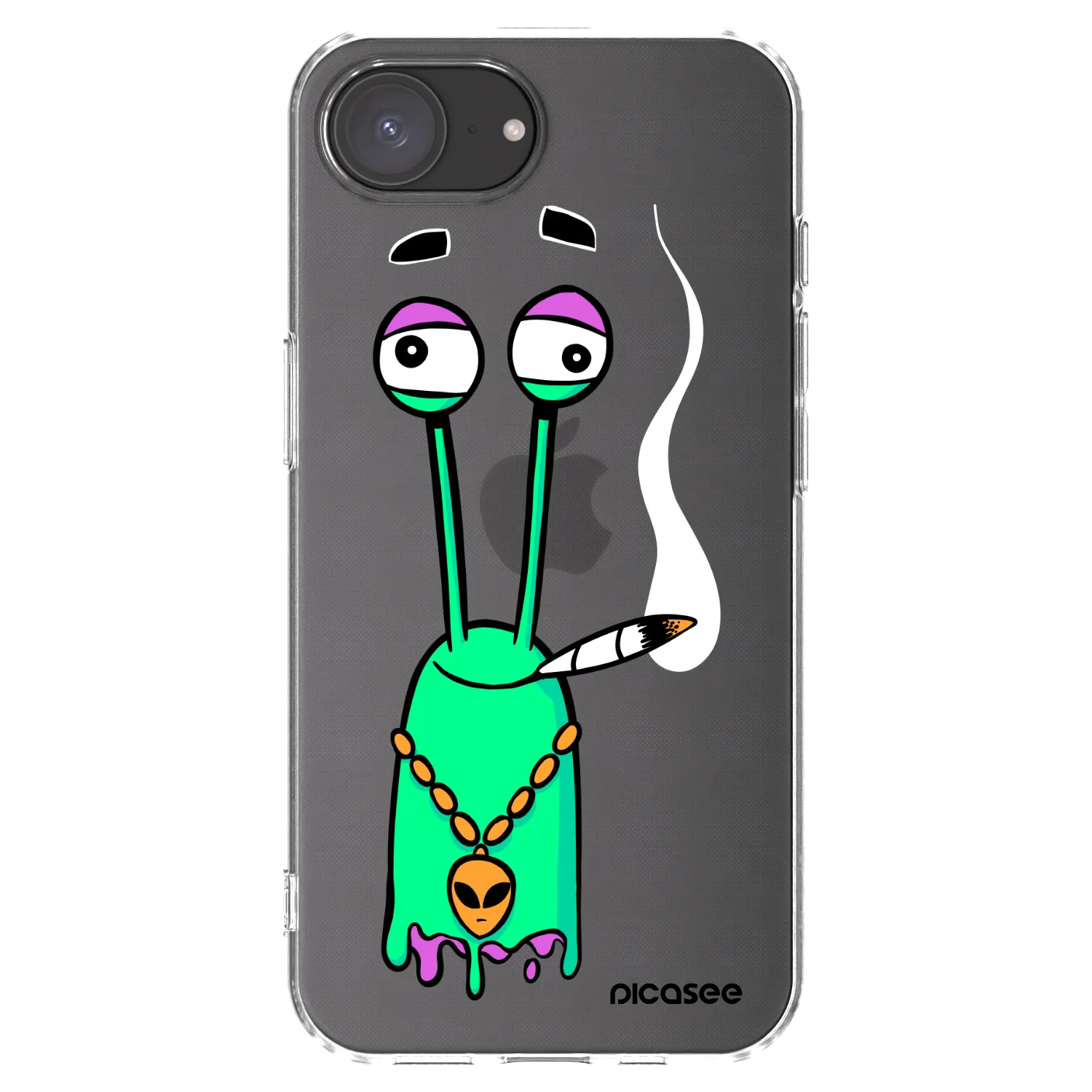 Picasee silikónový prehľadný obal pre Apple iPhone 17e - Earth - Sám doma