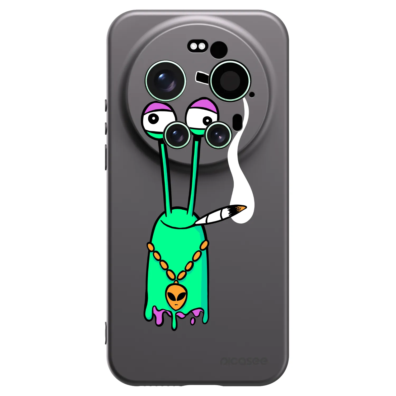 Picasee silikónový čierny obal pre Xiaomi 17 Ultra - Earth - Sám doma