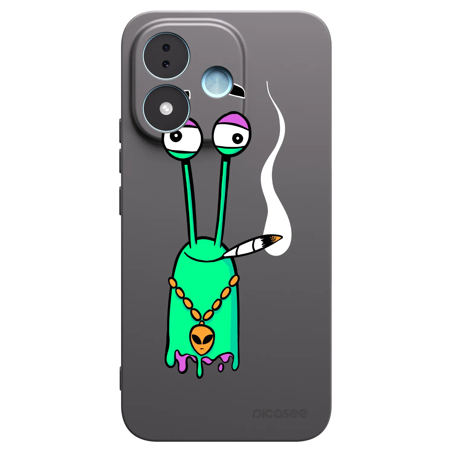 Picasee silikónový čierny obal pre Xiaomi Redmi Note 17 5G - Earth - Sám doma