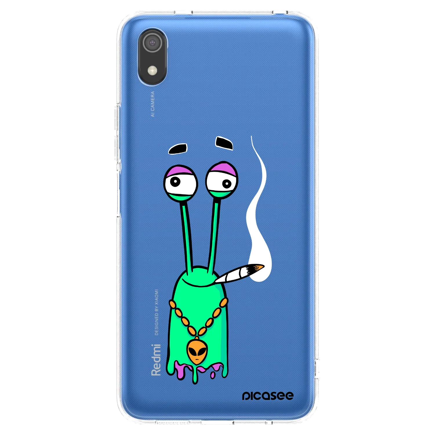Picasee silikónový prehľadný obal pre Xiaomi Redmi 7A - Earth - Sám doma