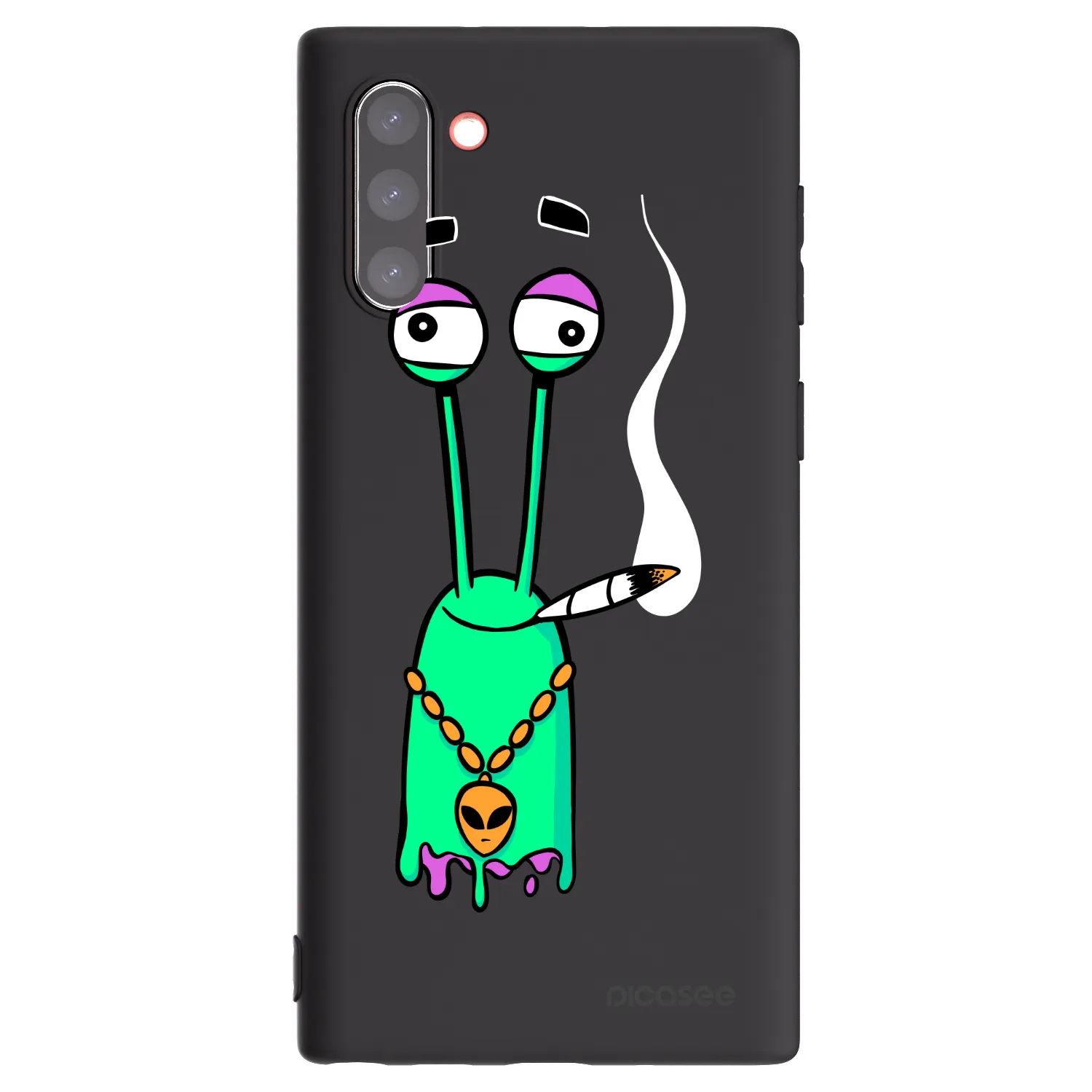 Picasee silikónový čierny obal pre Samsung Galaxy Note 10 N970F - Earth - Sám doma