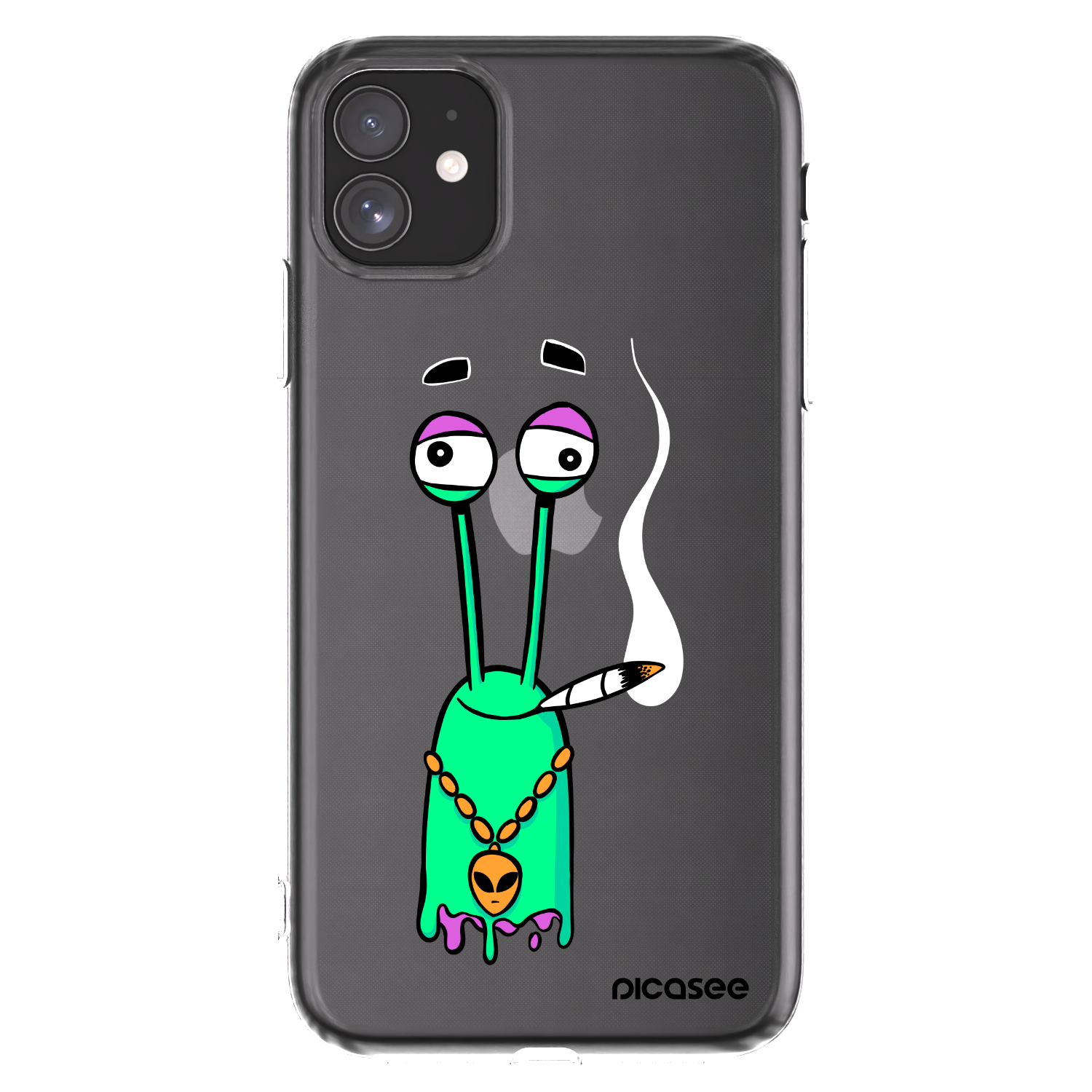 Picasee silikónový prehľadný obal pre Apple iPhone 11 - Earth - Sám doma