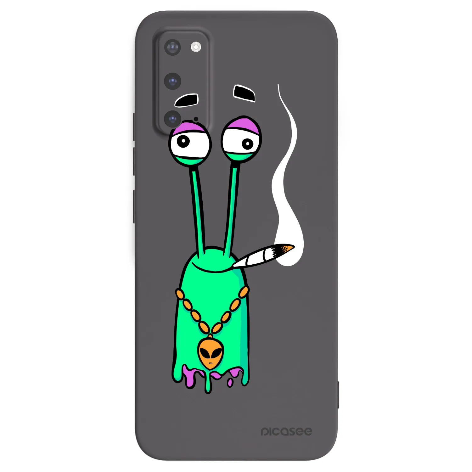 Picasee silikónový čierny obal pre Samsung Galaxy S20 G980F - Earth - Sám doma
