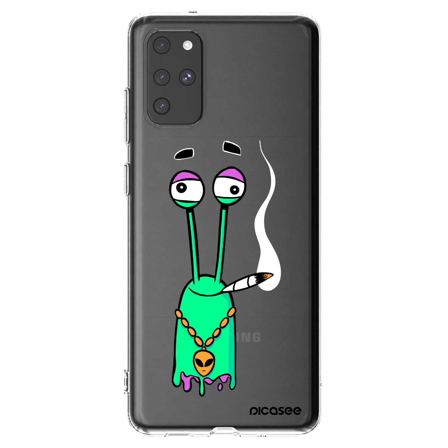 Silikónový prehľadný obal pre Samsung Galaxy S20+ G985F - Earth - Sám doma