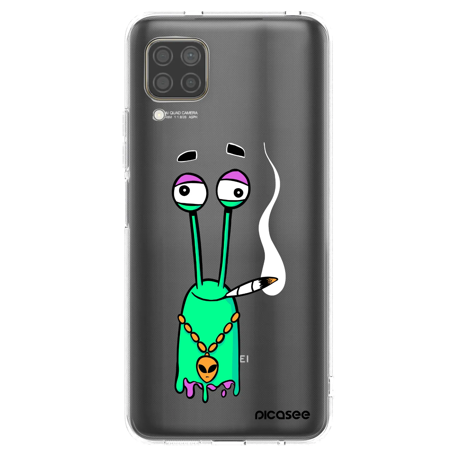 Picasee silikónový prehľadný obal pre Huawei P40 Lite - Earth - Sám doma
