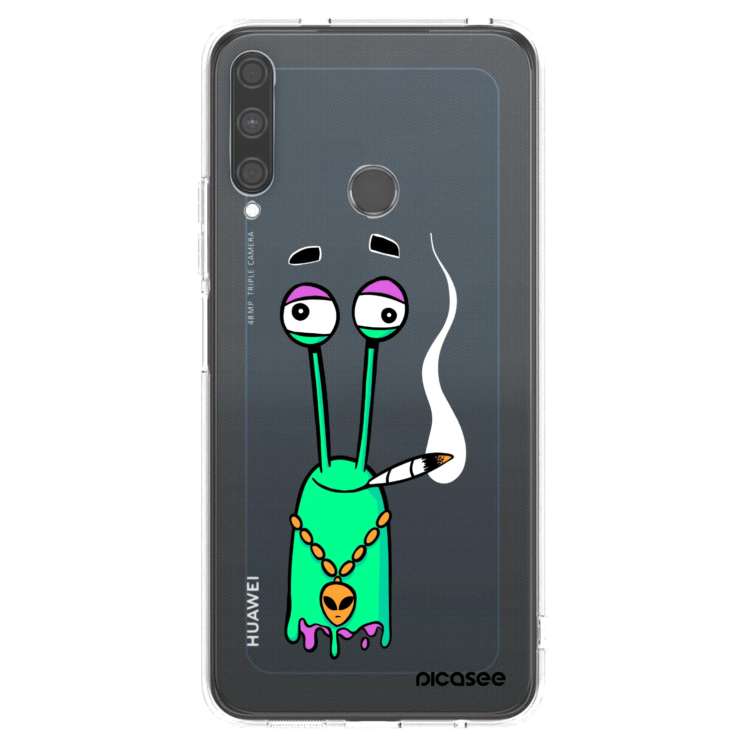 Picasee silikónový prehľadný obal pre Huawei P40 Lite E - Earth - Sám doma