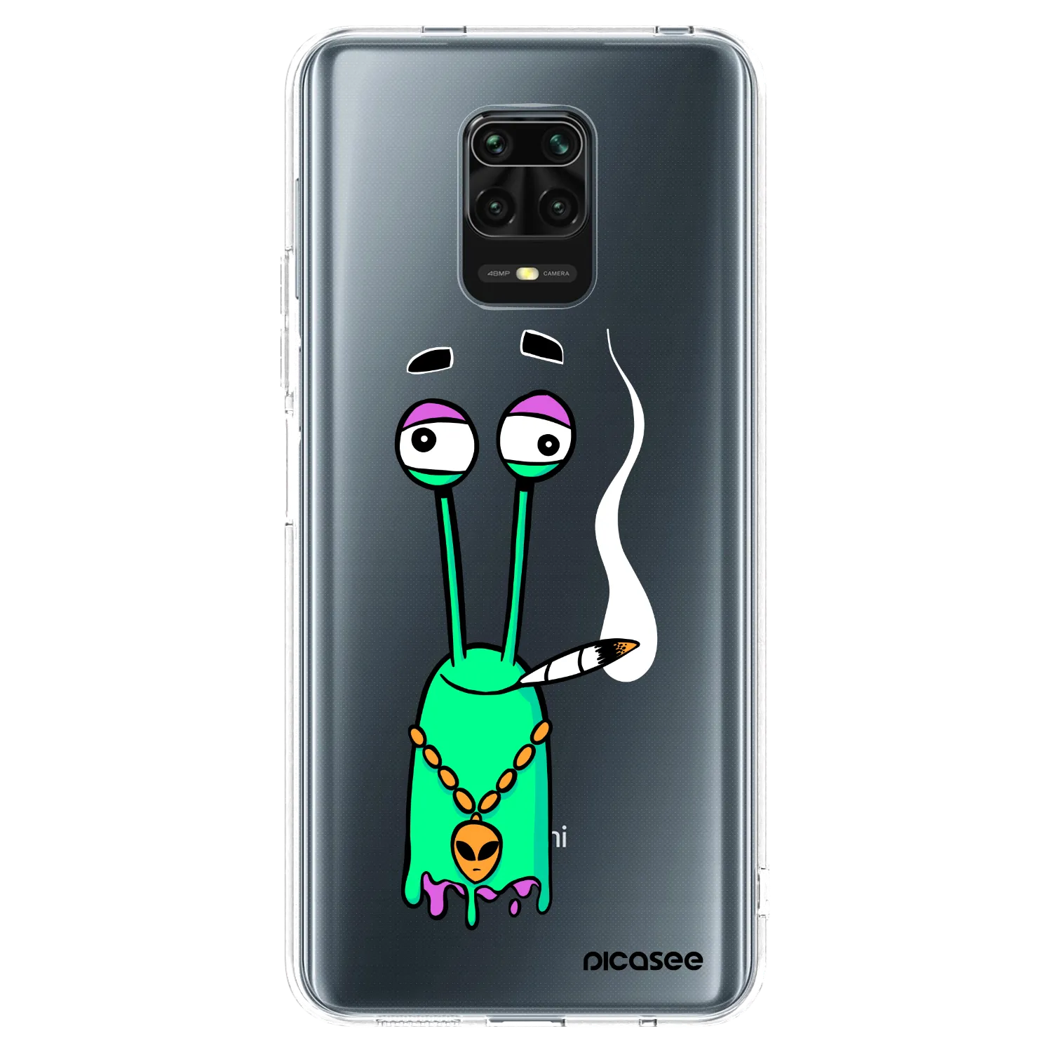 Picasee silikónový prehľadný obal pre Xiaomi Redmi Note 9S - Earth - Sám doma