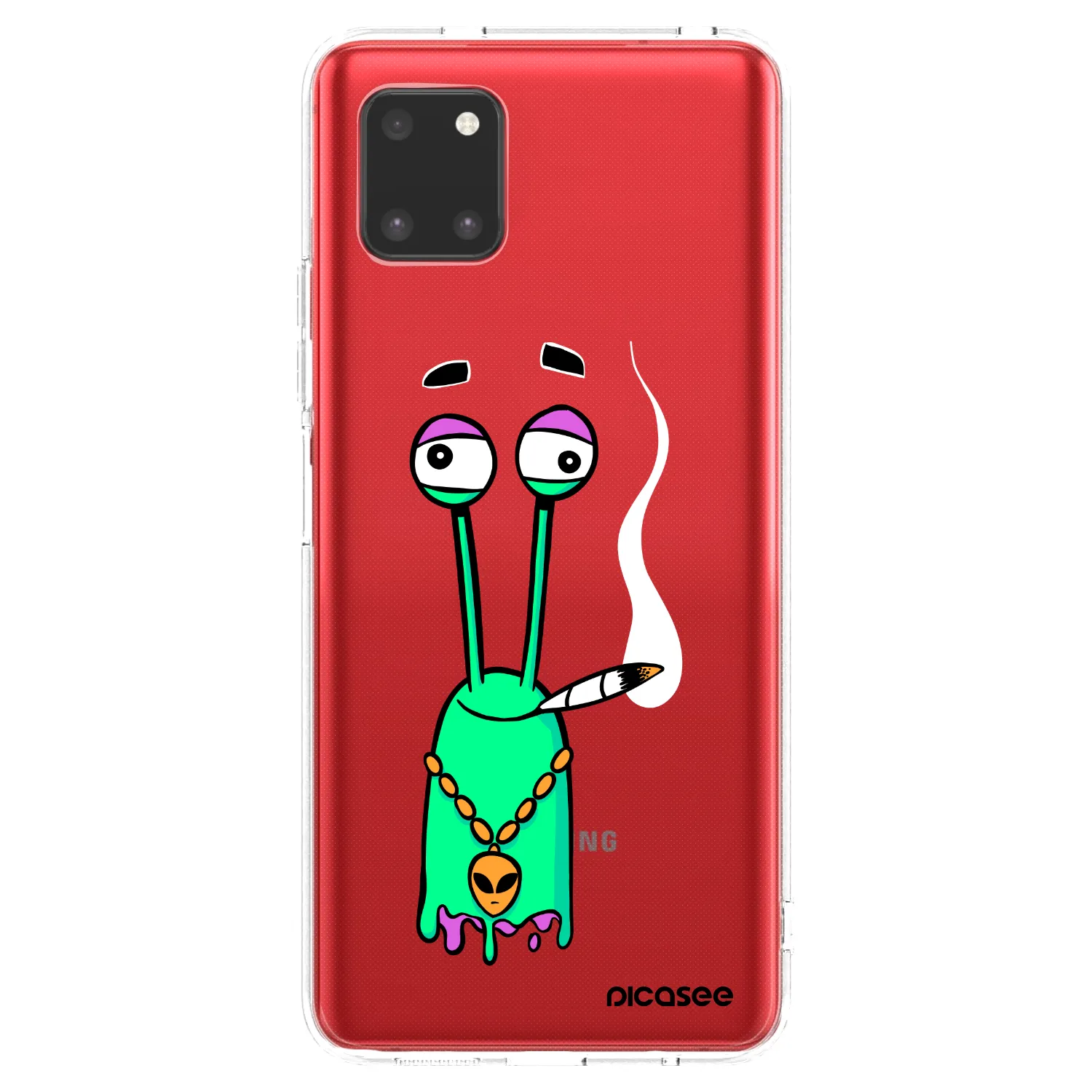 Picasee silikónový prehľadný obal pre Samsung Galaxy Note 10 Lite N770F - Earth - Sám doma