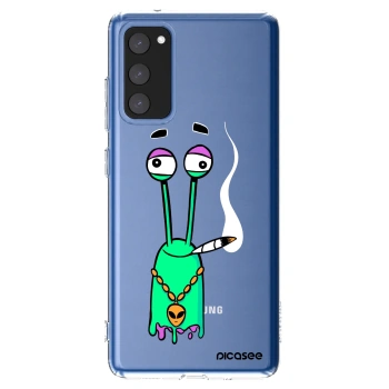 Picasee silikónový prehľadný obal pre Samsung Galaxy S20 FE - Earth - Sám doma