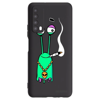 Picasee silikónový čierny obal pre Huawei P Smart 2021 - Earth - Sám doma