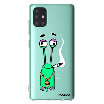 Picasee silikónový prehľadný obal pre Samsung Galaxy M51 M515F - Earth - Sám doma