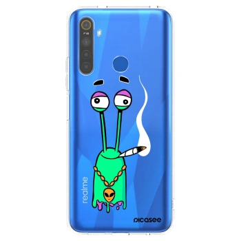 Picasee silikónový prehľadný obal pre Realme 5 - Earth - Sám doma