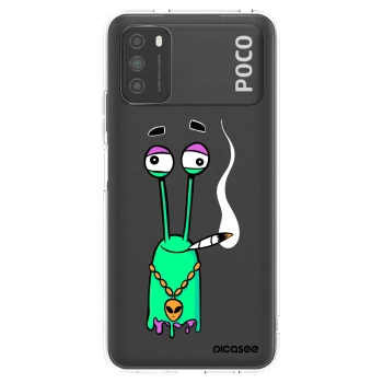 Picasee silikónový prehľadný obal pre Xiaomi Poco M3 - Earth - Sám doma