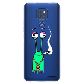Picasee silikónový prehľadný obal pre Motorola Moto G9 Play - Earth - Sám doma
