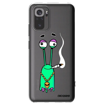 Picasee silikónový prehľadný obal pre Xiaomi Redmi Note 10 - Earth - Sám doma