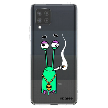 Picasee silikónový prehľadný obal pre Samsung Galaxy A42 A426B - Earth - Sám doma