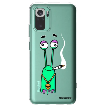 Picasee silikónový prehľadný obal pre Xiaomi Redmi Note 10 Pro - Earth - Sám doma