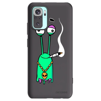 Picasee silikónový čierny obal pre Xiaomi Redmi Note 10 Pro - Earth - Sám doma