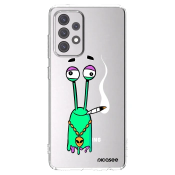 Picasee silikónový prehľadný obal pre Samsung Galaxy A52s 5G A528B - Earth - Sám doma
