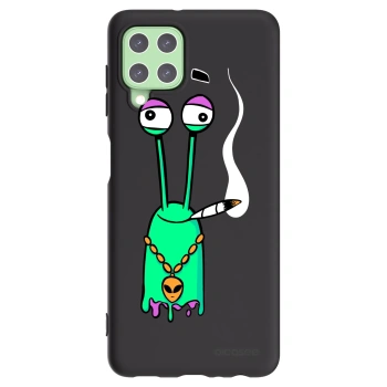 Picasee silikónový čierny obal pre Samsung Galaxy A22 A225F 4G - Earth - Sám doma