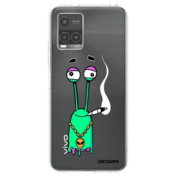 Picasee silikónový prehľadný obal pre Vivo Y33s - Earth - Sám doma