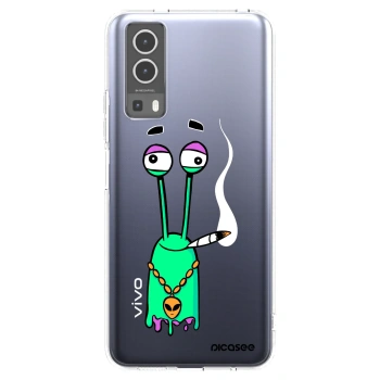 Picasee silikónový prehľadný obal pre Vivo Y72 5G - Earth - Sám doma