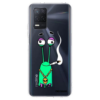 Picasee silikónový prehľadný obal pre Realme 8 5G - Earth - Sám doma