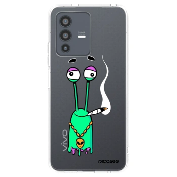 Picasee silikónový prehľadný obal pre Vivo V23 5G - Earth - Sám doma