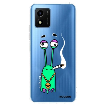 Picasee silikónový prehľadný obal pre Vivo Y01 - Earth - Sám doma