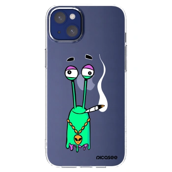Picasee silikónový prehľadný obal pre Apple iPhone 14 Plus - Earth - Sám doma