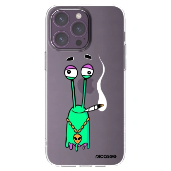 Picasee silikónový prehľadný obal pre Apple iPhone 14 Pro Max - Earth - Sám doma