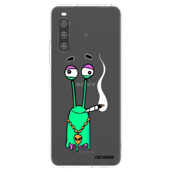 Picasee silikónový prehľadný obal pre Sony Xperia 10 IV 5G - Earth - Sám doma