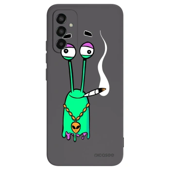Picasee silikónový čierny obal pre Samsung Galaxy M13 M135F - Earth - Sám doma