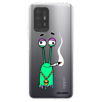 Picasee silikónový prehľadný obal pre OPPO A94 5G - Earth - Sám doma
