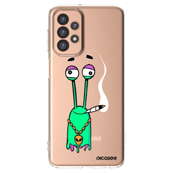 Picasee silikónový prehľadný obal pre Samsung Galaxy A23 A236B 5G - Earth - Sám doma