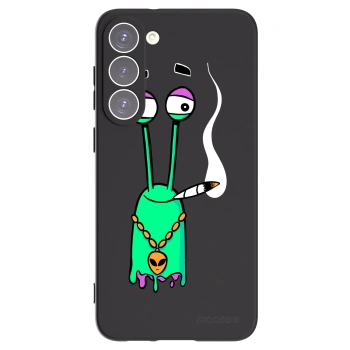 Picasee silikónový čierny obal pre Samsung Galaxy S23+ 5G - Earth - Sám doma