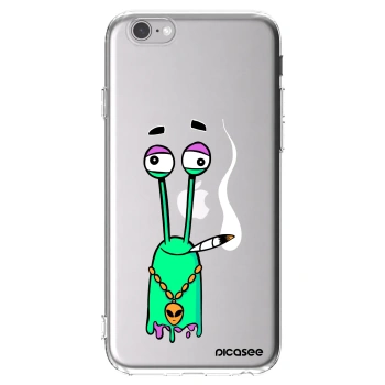 Picasee silikónový prehľadný obal pre Apple iPhone 6/6S - Earth - Sám doma
