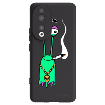 Picasee silikónový čierny obal pre Honor 90 5G - Earth - Sám doma