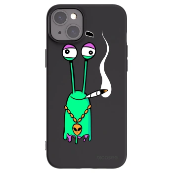 Picasee silikónový čierny obal pre Apple iPhone 15 Plus - Earth - Sám doma