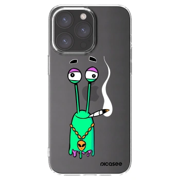 Picasee silikónový prehľadný obal pre Apple iPhone 15 Pro Max - Earth - Sám doma